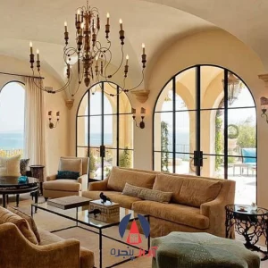 پنجره دو جداره مدل قوسی