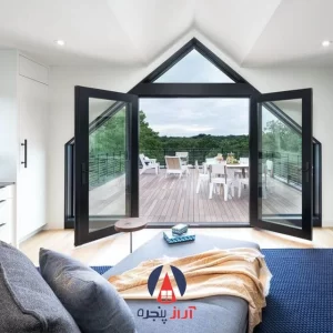 پنجره دوجداره مدل مثلثی