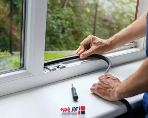 تمیز کردن پنجره دوجداره: مهر و موم لاستیکی