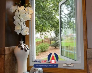 پنجره دوجداره مدل لولایی