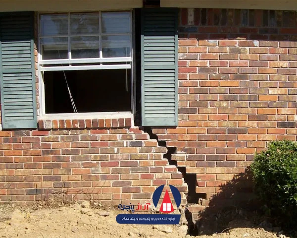 نشست کردن ساختمان و عدم رگلاژ پنجره