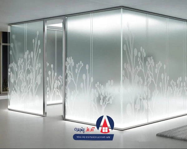 انواع طرح شیشه سندبلاست