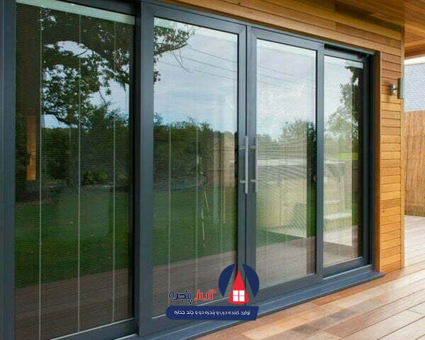 پنجره دوجداره کشویی تک ریل