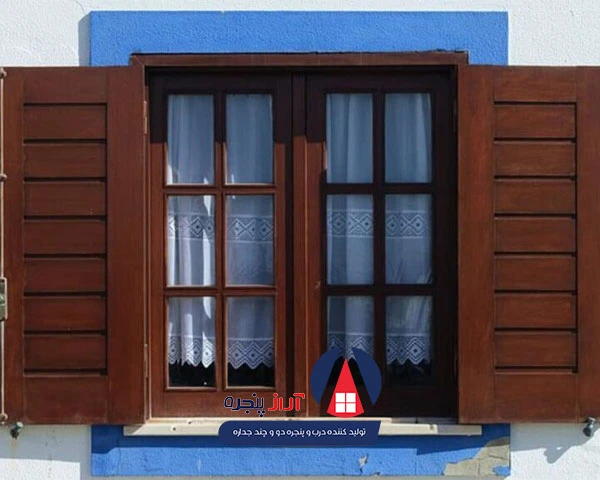 انواع پنجره دوجداره چوبی